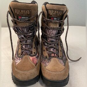 RedHead Brown Camouflage Outdoor Pike Ridge Hunting Boots